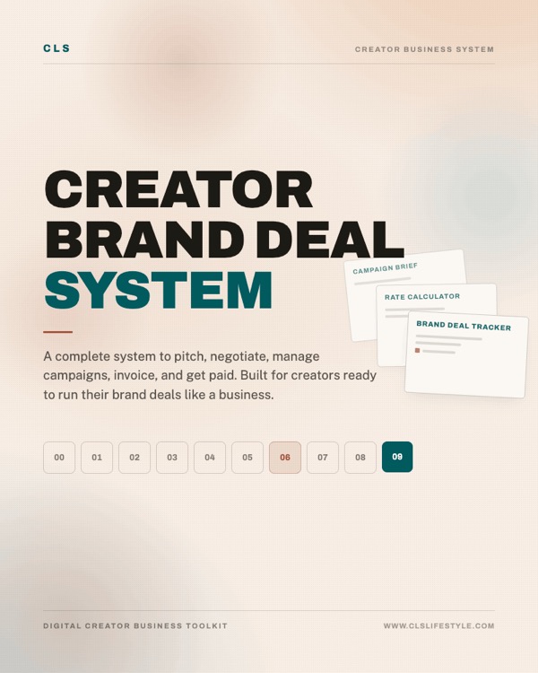 CLS Creator Brand Deal System cover art